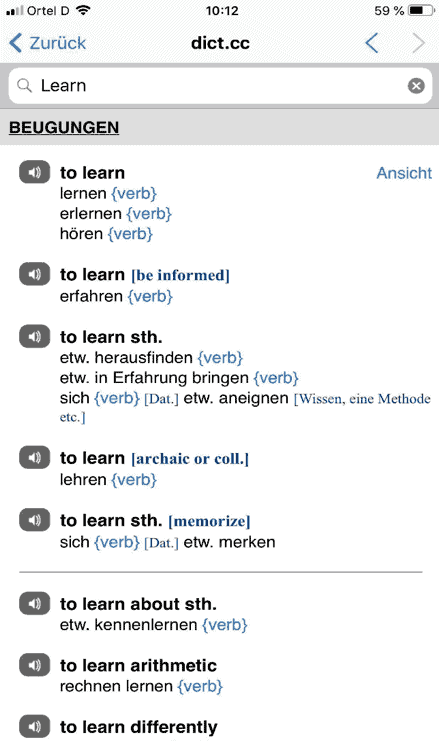 how I learned German with this app