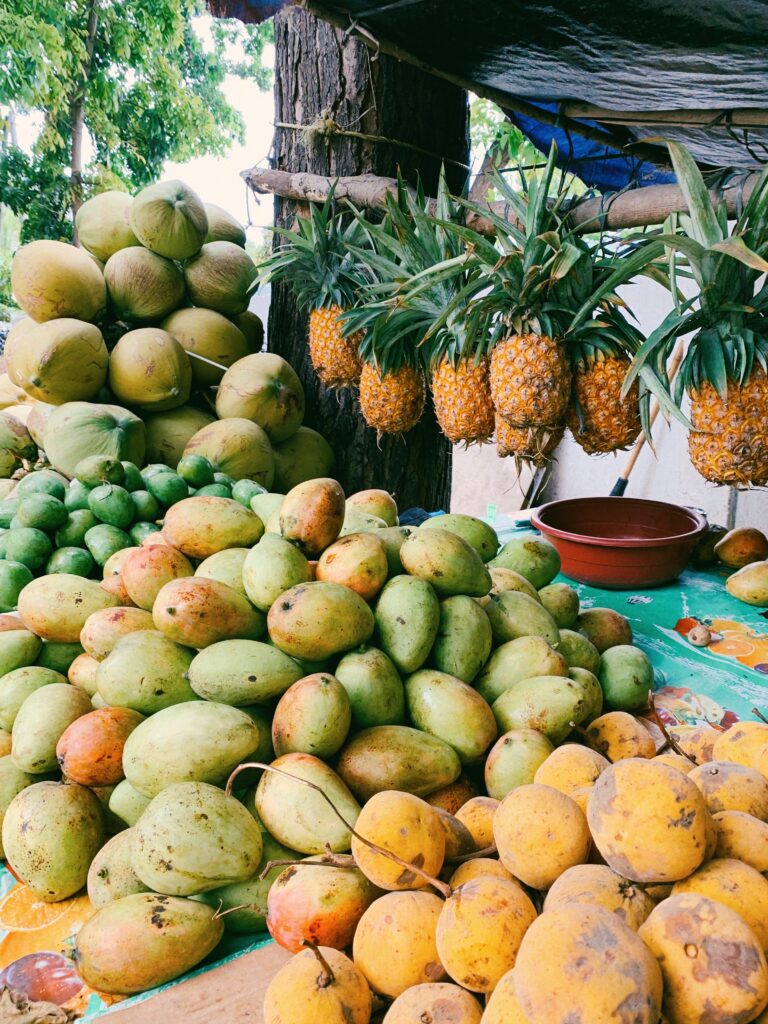 fresh fruit on display as part of differences between Philippines and Germany