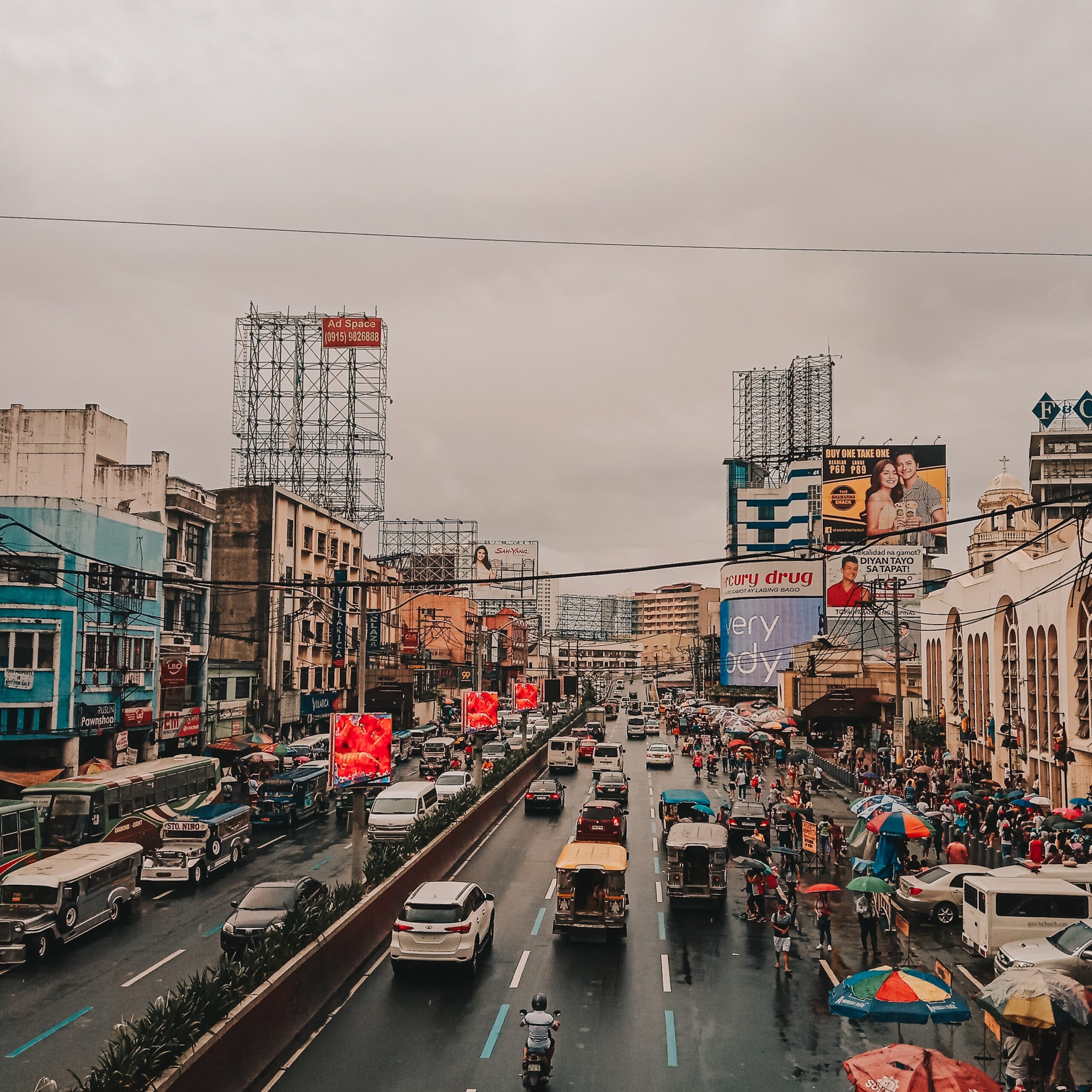 view of Manila, Philippines in post about why you won't survive the Philippines